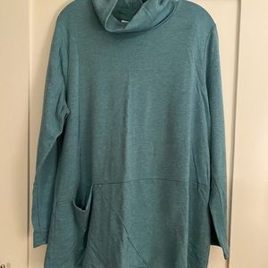J. Jill teal turtleneck tunic